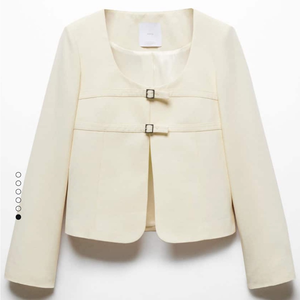 NWT Mango MNG Double Buckle Jacket